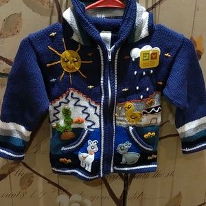 KIDS JACKET BRAND NEW real wool Size 6  K2